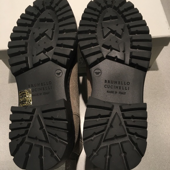 Brunello Cucinelli Platform Leather Boot sz 38 NIB - Picture 7 of 8